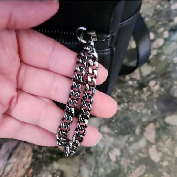 Authentic Jimmy Choo Cassie black leather studded backpack - Picture 6 of 15